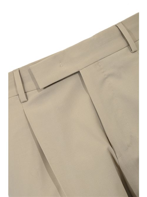 Pantalone in misto lana con pinces Beige Freddo PT TORINO | RFZAZ40FWD MA270040